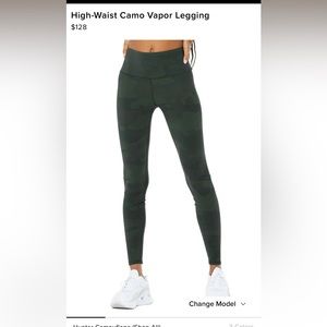 Alo Yoga High Waist Vapor leggings size Medium